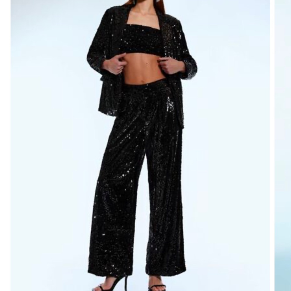 Sequin Blazer Set Forever 21